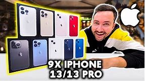 J'ai acheté les 9 iPhone 13 et 13 Pro ! (toutes les couleurs)