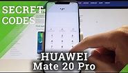 CODES HUAWEI Mate 20 Pro - Secret Menu / Hidden Mode / Advanced Feature