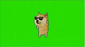 Funny Doge Dancing Meme Template || Green Screen || Motherboard Bois