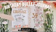 Birthday Bullet Journal Spread Ideas: My Self Care Birthday Set Up | Plan With Me