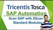 TRICENTIS Tosca SAP Automation - Lesson 04 | Scan SAP GUI with XScan | Standard Modules