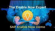 SAP Enable Now Demonstration