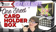 FREE REFILLS GIFT IDEA! Easy one sheet box of cards!