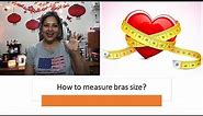 How to measure bras size?