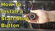 how to install a universal engine start stop button