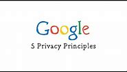 Google's Privacy Principles