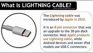 What is a Lightning Cable? Better than USB-C?(FAQs)