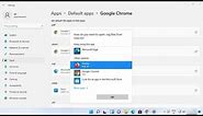 How to Make Chrome or Firefox the Default Browser on Windows 11