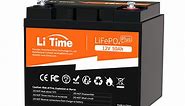 【Final:$170.99】LiTime 12V 50Ah Lithium Battery- 640Wh Energy, Marine,