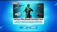How to Unlock "GEFORCE SKIN BUNDLE" in Fortnite! (FREE SKIN + VBUCKS) - Fortnite Battle Royale