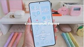 make your android homescreen aesthetic 🍨 cinnamoroll theme 💕