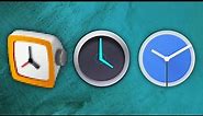 Android Icon Evolution: Clock