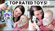 TOP RATED BABY TOYS from AMAZON: Best baby toys for 0-6 months.