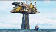 The World's BIGGEST & BADDEST OFFSHORE OIL RIGS Platform Structures Ever Built On Earth