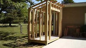 How To Build a Lean-To Style Storage Shed