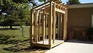 How To Build a Lean-To Style Storage Shed