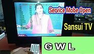 How To Open Service Mode in Crt Sansui TV For All Setting.