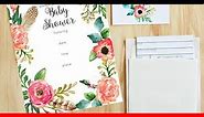 16 Sets Of Free Printable Baby Shower Invitations 🛋️