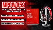 MPOW 059 Wireless Bluetooth Headphones | Amazons Best Seller | Budget Headphones | Unboxing & Review