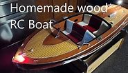 Homemade wooden RC Boat Century Sea Maid