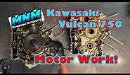 Kawasaki Vulcan 750 - Complete Engine Motor Explained Crankcase / Transmission Split