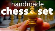 How I make Luxury Standard Chess Pieces - Woodturning
