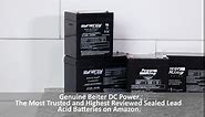 Ritar RT1250-F2 12V 5Ah Sealed Lead Acid Battery - Beiter DC Power