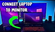 How to Connect Gaming Laptop to External Monitor *2023*