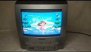 Sylvania 6513DF 13 Color CRT TV DVD Video Player Combo Television