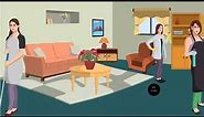 House Cleaning Animated Demo Video - Whiteboard Explainer Marketing Video