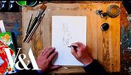Drawing characters from Alice in Wonderland with Chris Riddell | V&A