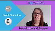 How to add a logo to your sales invoices in Xero
