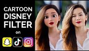 How to Get the Cartoon Disney Filter on TikTok, Snapchat, Instagram