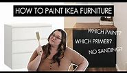 How To Paint Ikea Furniture | IKEA Malm Dresser Hack