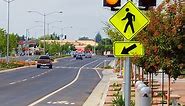 Circular Flashing Crosswalk Beacons and Signs | Carmanah Technologies