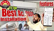 Panasonic 1.5 Ton 5 Star Inverter Ac Review | Panasonic Ac Installation | Best AC in india 2024