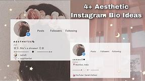 How to make your Instagram Bio Aesthetic| Ideas + Hacks|