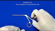 Micro Alligator Forceps Delicate Serrated Tips | Surgical123
