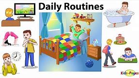 Daily Routines vocabulary