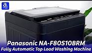 Panasonic NA-F80S10BRM Fully Automatic Top Load Washing Machine: Compact and easy to use! | Abenson
