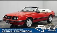 1983 Ford Mustang GLX Convertible for sale | 3015-NSH