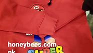 Honey Bee's - Super Mario Fleece hoodie with terry touser...