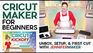 Cricut Maker for Beginners: Unboxing, Setup & First Cut * Cricut Kickoff: Lesson 1