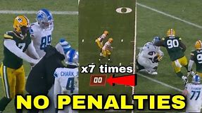 Refs HELPING Packers VS Detroit Lions (Refs Cheating Lions Compilation)