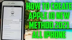 how to create/register/signup apple id new method 2021 for all apple