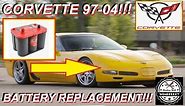 C5 Corvette Battery Replacement & Installation 1997-2004 How To Replace & Change Battery Cable Chevy