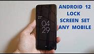 Android 12 Lock Screen And Music Visual Set Any Android Mobile | Android 12 Lock Screen