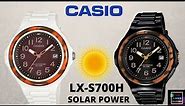 Casio lx-s700h-5b/1a how to set time time and date | women watch | solar watch