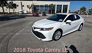 Used 2018 Toyota Camry LE Near Fort Myers and Estero Cape Coral