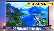 TCL 43" AI 4K Ultra HD Smart Android LED TV Unboxing, Features, Apps